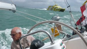 zeilen in de Solent