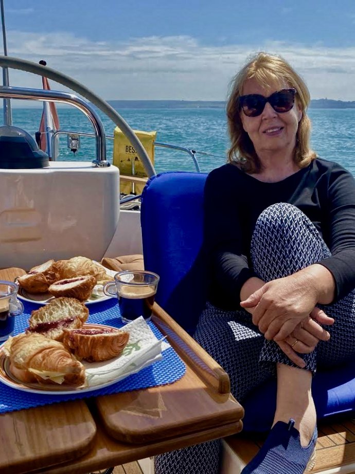 Brunchen op zee.