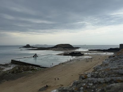 Het getijdenzwembad in Saint-Malo.